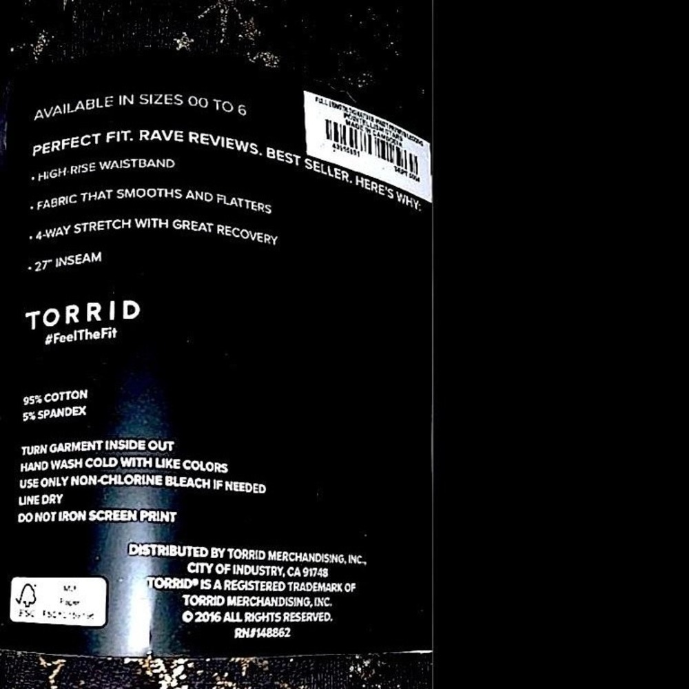 TORRID Shiny Gold‎ Celestial Stars & Moons Premium Leggings NWT  Size 1X - Picture 6 of 8